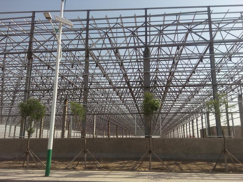 梧州汽车工业厂房网架